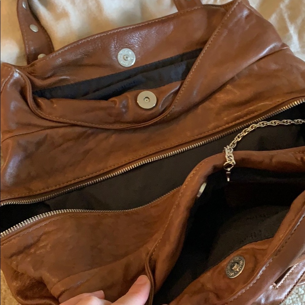 Botkier Trigger Leather Satchel In Tan Camel - image 5